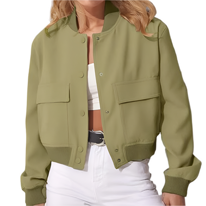 Giulia – Dames Utility Jacket met Knoopsluiting