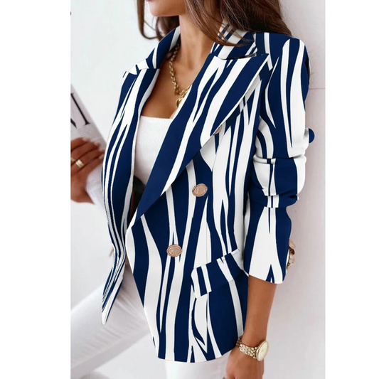 Elena – Fitted Dames Blazer voor Eenvoudige Elegantie