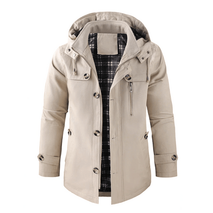 Mateo – Waterdichte Winterjas voor Heren met Capuchon