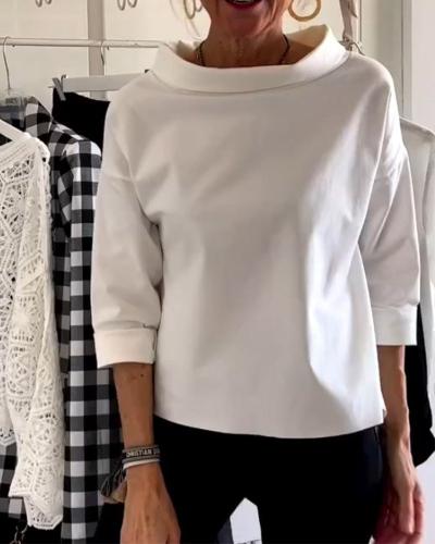 Isabella – Elegante Dames Top met 3/4 Mouwen