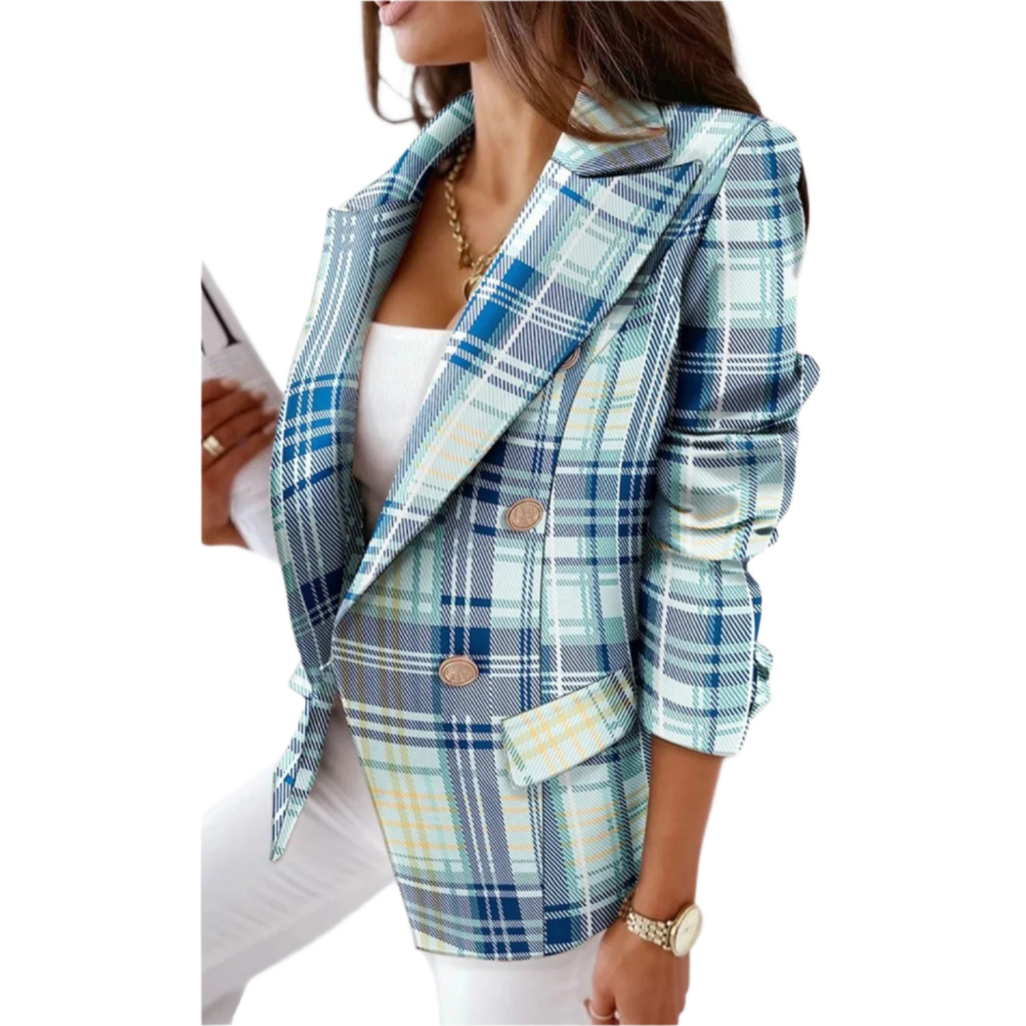 Elena – Fitted Dames Blazer voor Eenvoudige Elegantie