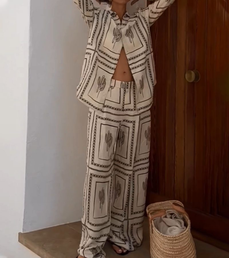 Elena – Lichte Beige Zomerset voor Dames