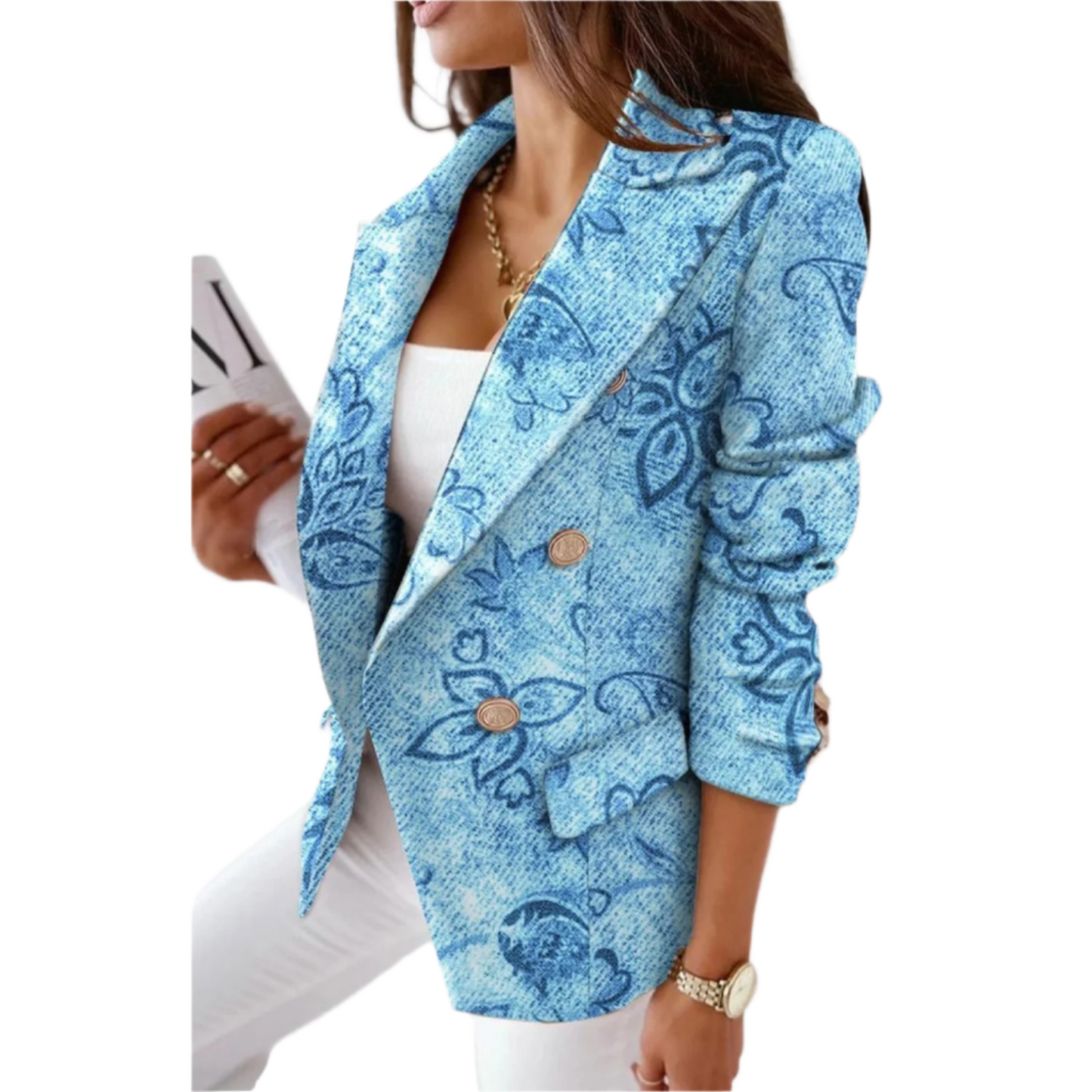 Elena – Fitted Dames Blazer voor Eenvoudige Elegantie