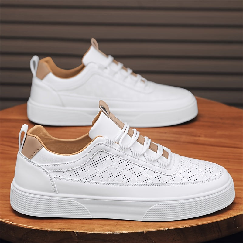 Matteo – Heren Sneakers van Hoogwaardig Leer in Matte Afwerking