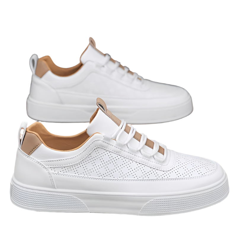 Matteo – Heren Sneakers van Hoogwaardig Leer in Matte Afwerking
