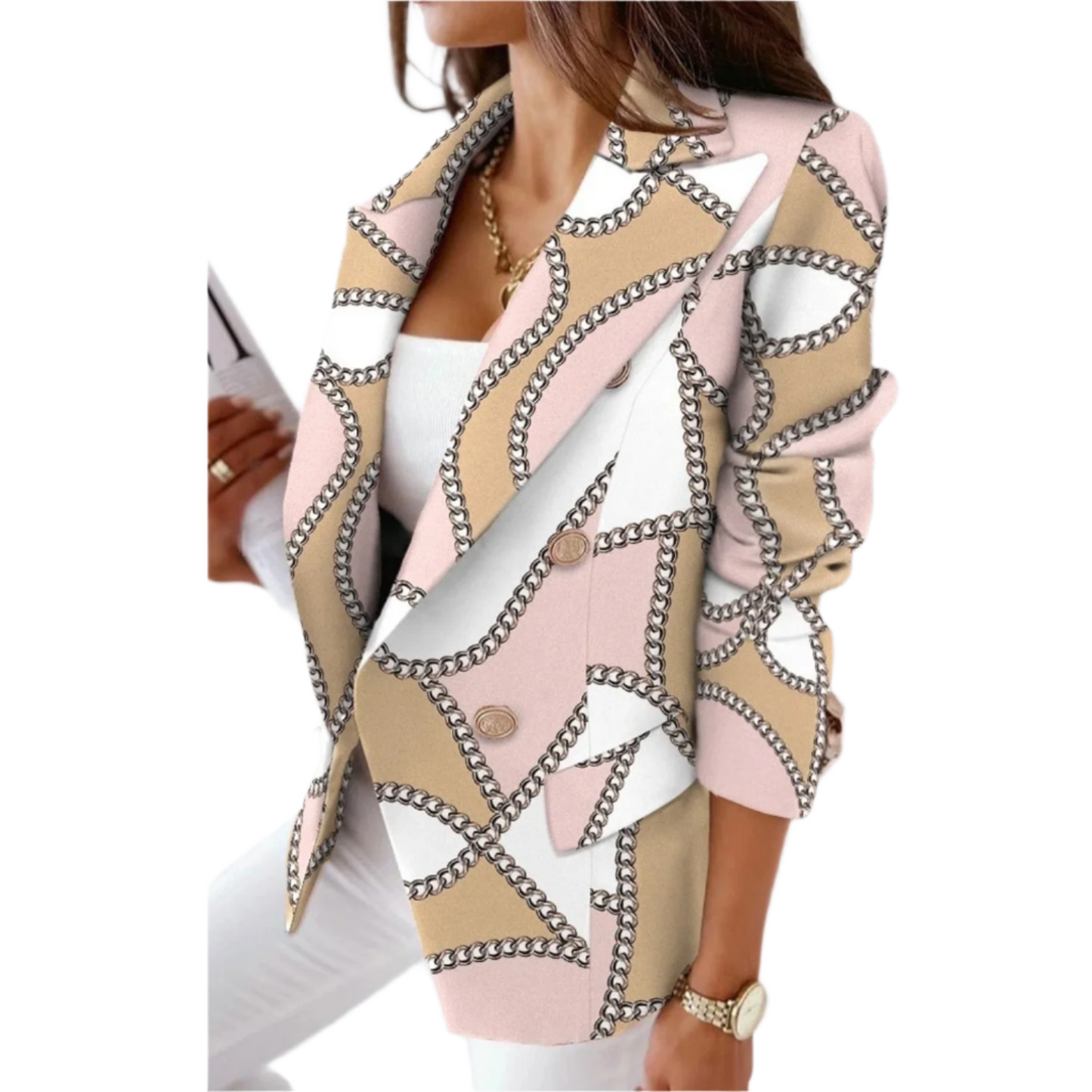 Elena – Fitted Dames Blazer voor Eenvoudige Elegantie