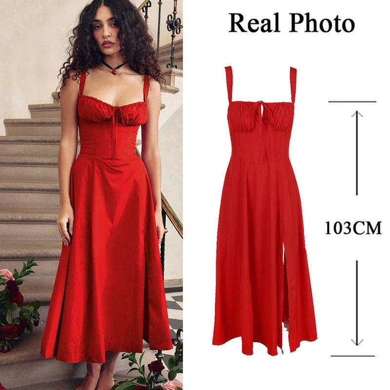 Clara – Dames Zomerjurk met Bloemen en Strikdetail