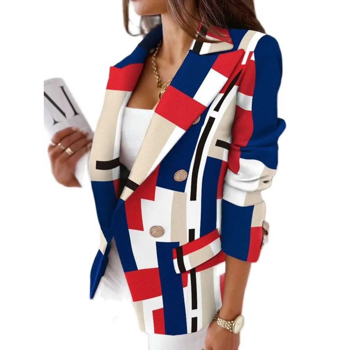 Elena – Fitted Dames Blazer voor Eenvoudige Elegantie