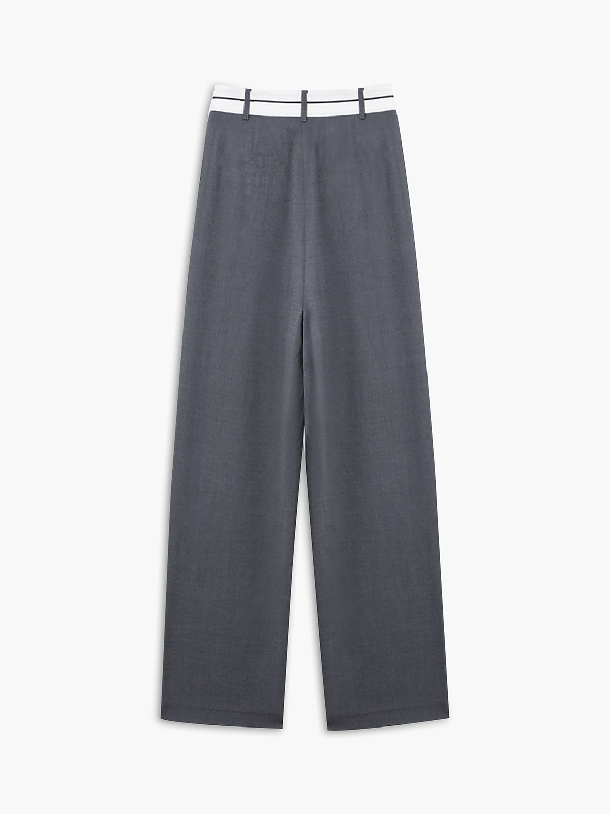 Isabella – Vrouwenbroek met Asymmetrische Tailleband en Wijde Pasvorm