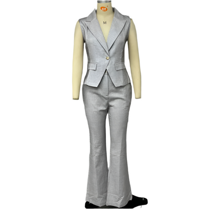 Elena – Mouwloze Zomerse Dames Kantoor Outfit