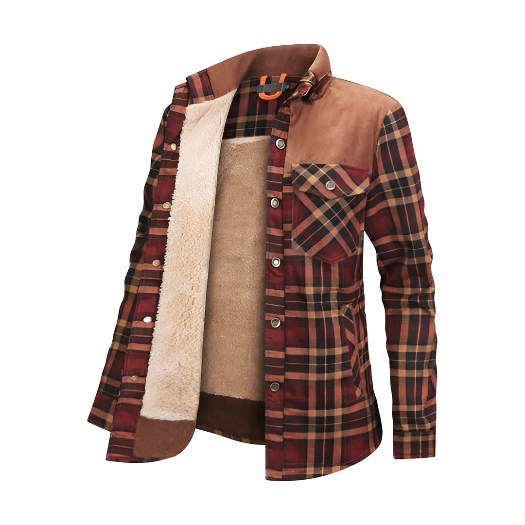 Alessandro – Heren Flanellen Winterjas voor Maximale Warmte