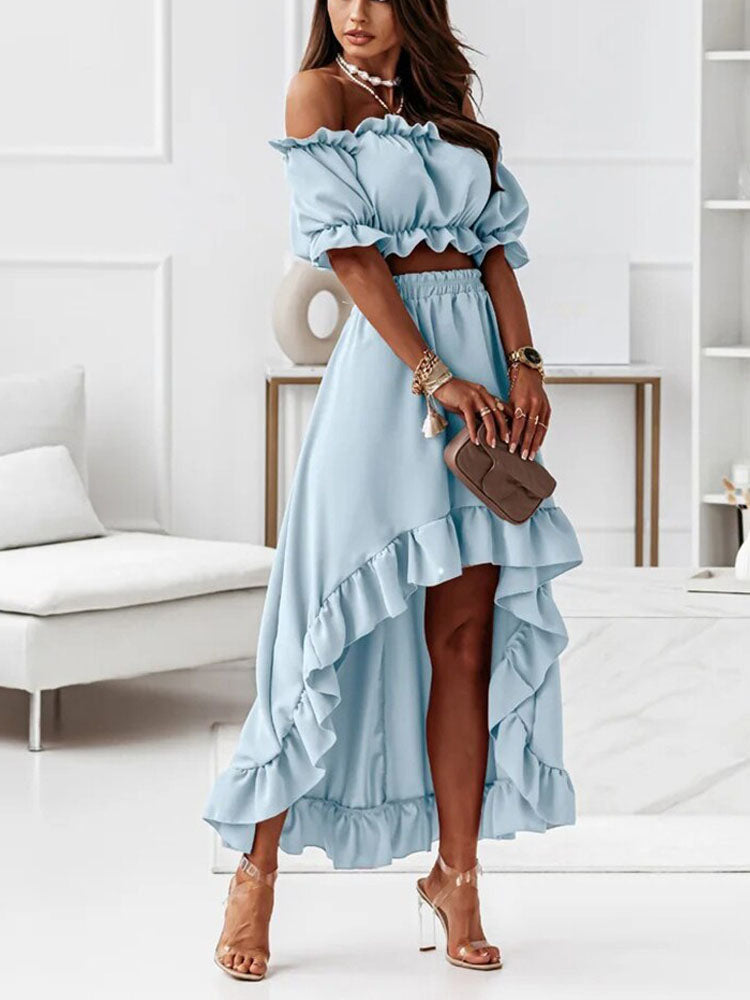 Camila – Stijlvolle Off-Shoulder Dames Set