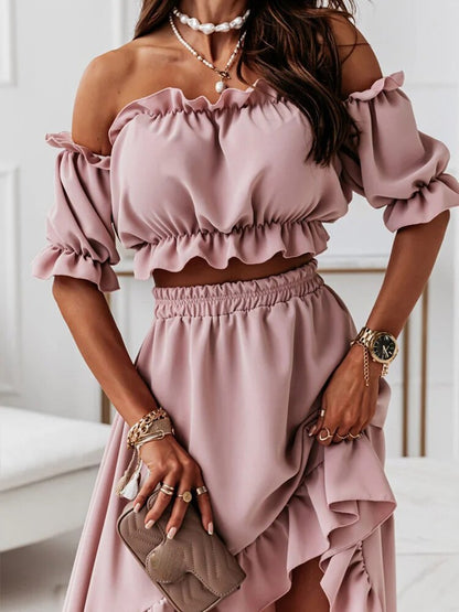 Camila – Stijlvolle Off-Shoulder Dames Set