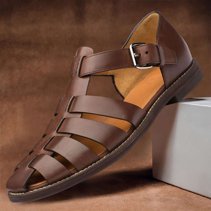 Lorenzo – Heren Sandalen van Leer