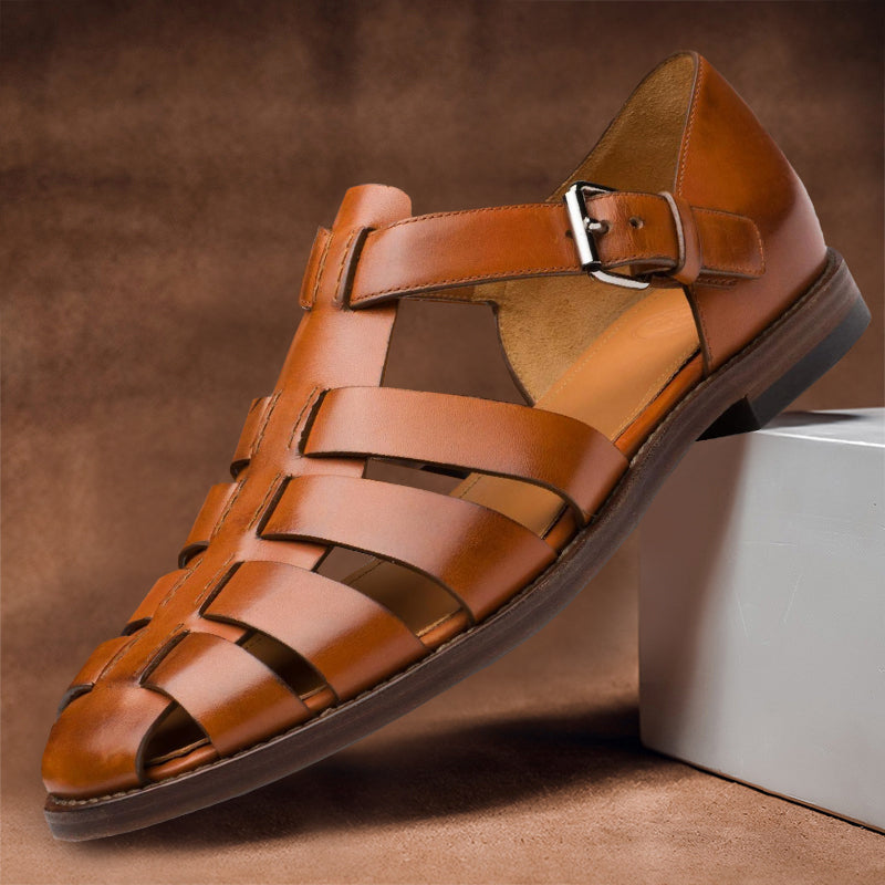 Lorenzo – Heren Sandalen van Leer