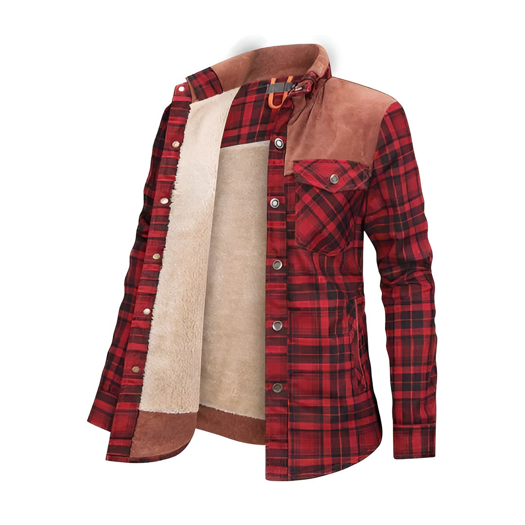 Alessandro – Heren Flanellen Winterjas voor Maximale Warmte