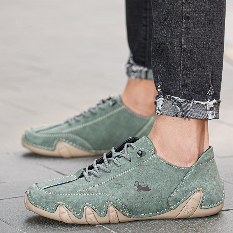 Alessio – Unisex Flexibele Leren Barefoot Schoenen