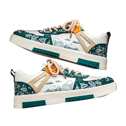 Alessio – Ademend Leren Sneakers voor Mannen