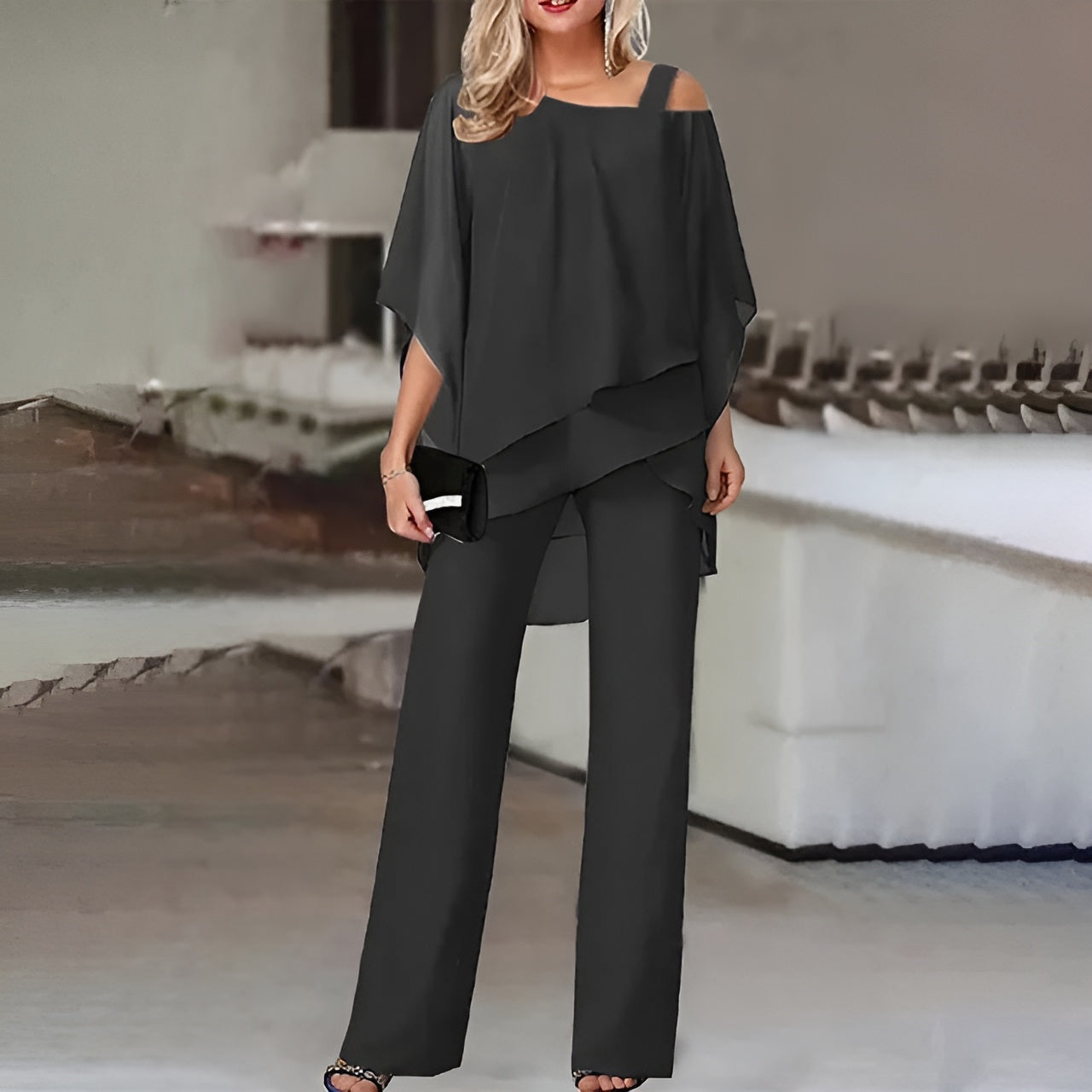 Elena – Elegante Vrouwen Set met Vloeiende Stijl