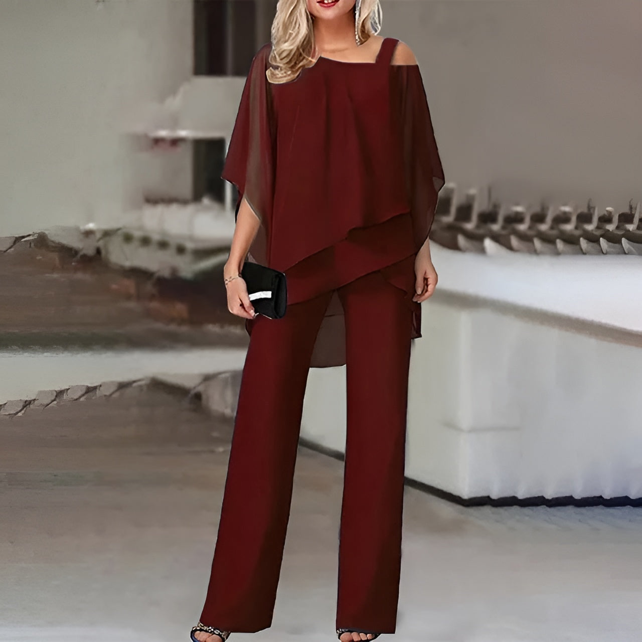 Elena – Elegante Vrouwen Set met Vloeiende Stijl