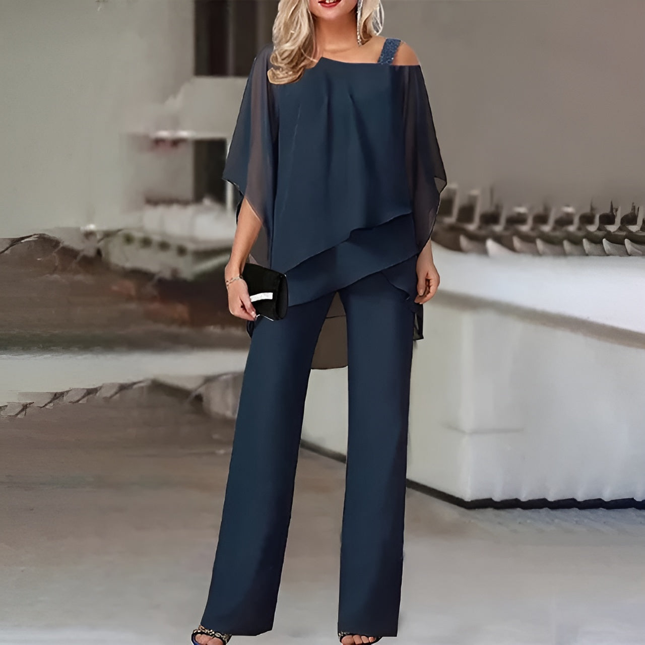 Elena – Elegante Vrouwen Set met Vloeiende Stijl