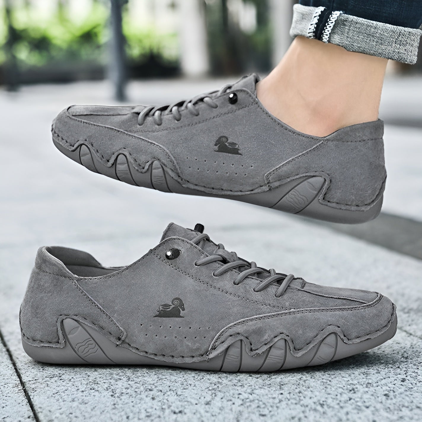 Alessio – Unisex Flexibele Leren Barefoot Schoenen