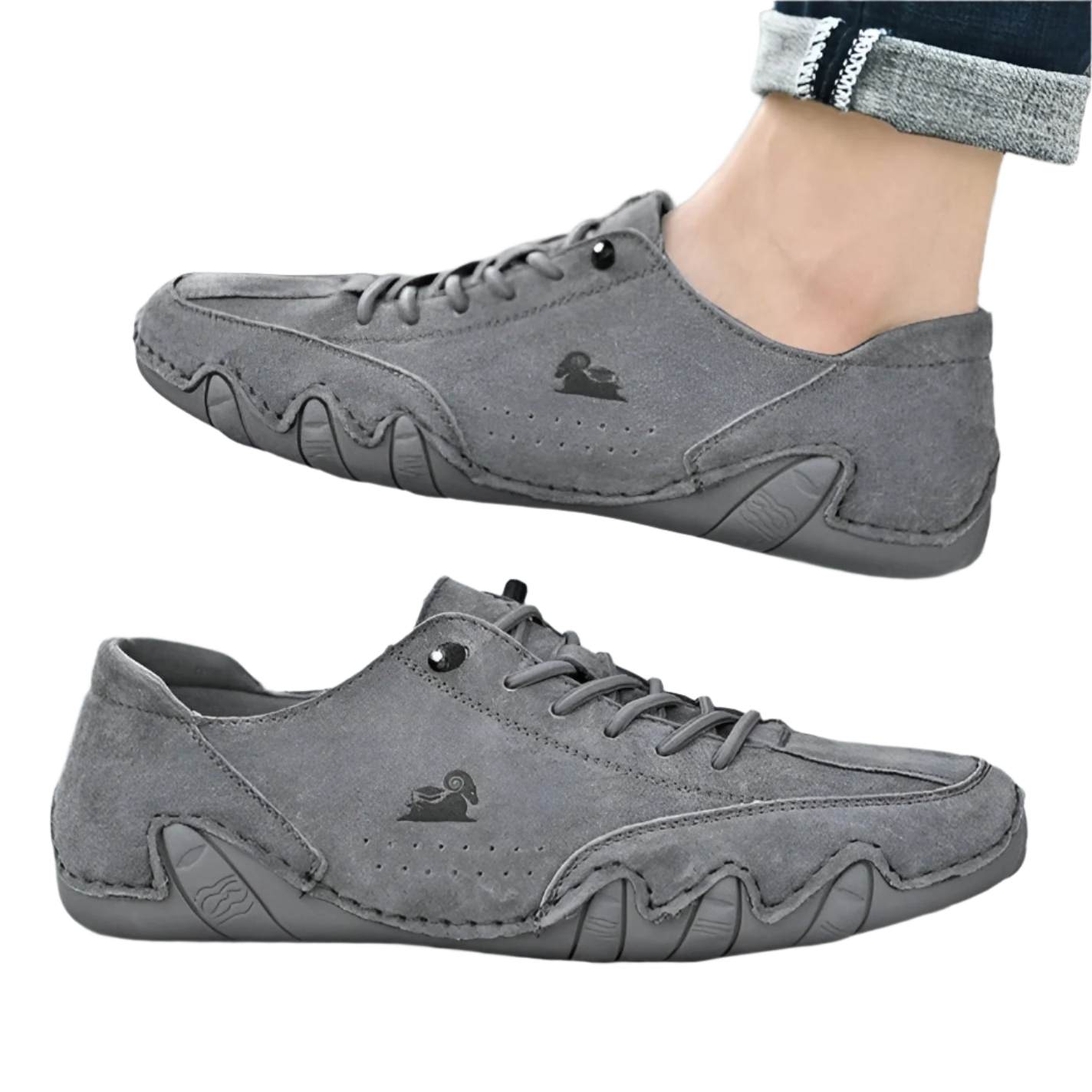 Alessio – Unisex Flexibele Leren Barefoot Schoenen