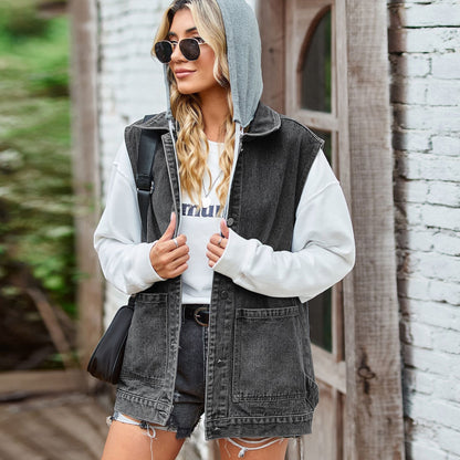 Elena – Vintage Style Women's Denim Vest