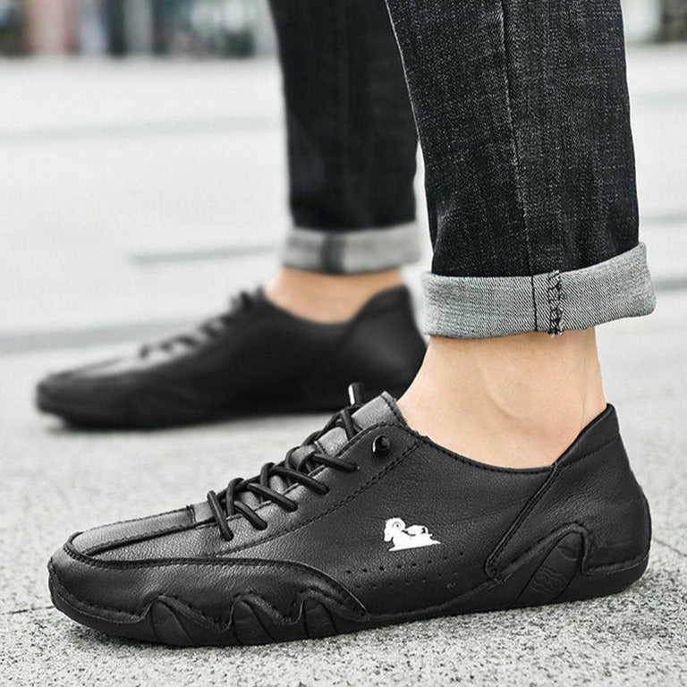 Alessio – Unisex Flexibele Leren Barefoot Schoenen