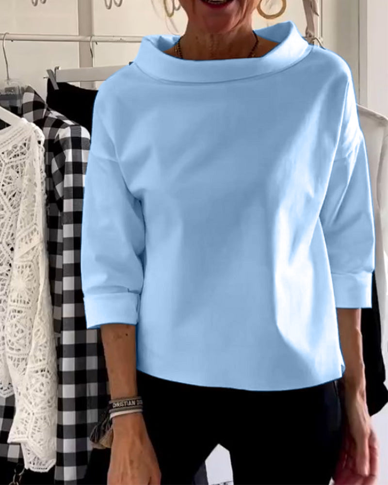 Isabella – Elegante Dames Top met 3/4 Mouwen