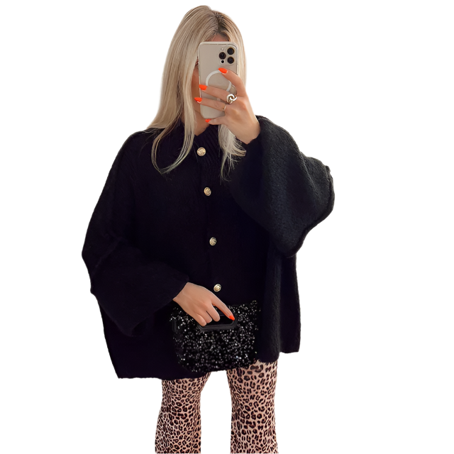 Alessia – Oversized Wol Damestrui