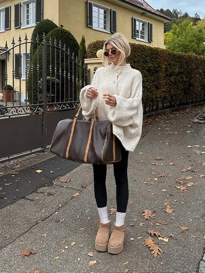 Alessia – Oversized Wol Damestrui