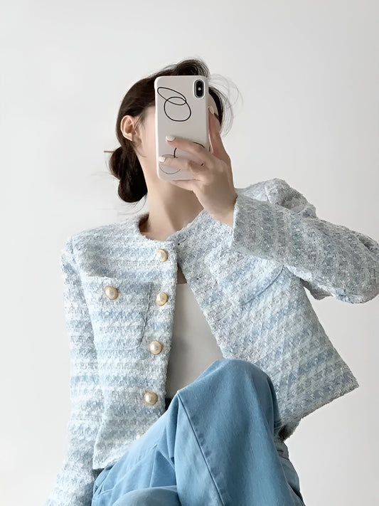Camille – Chic Women's Tweed Blazer