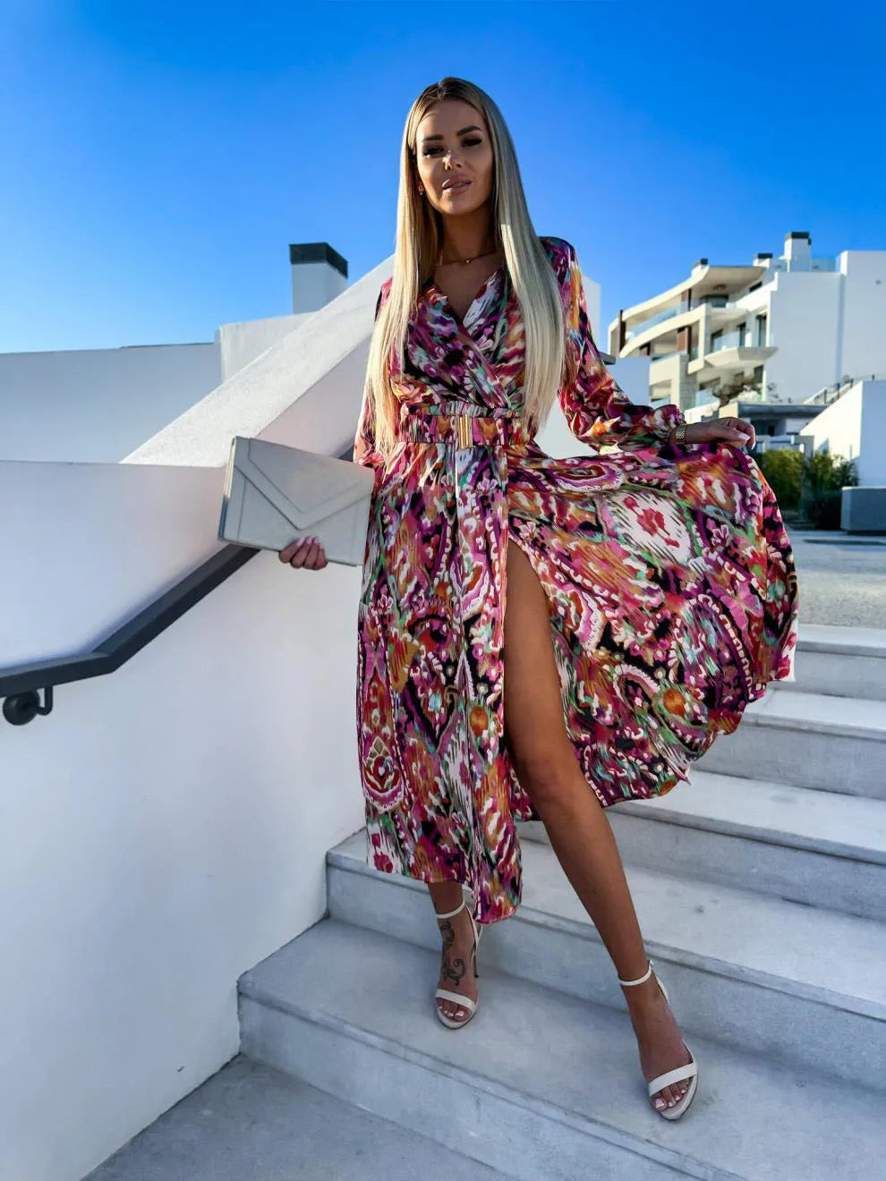 Elena – Bohemian Maxi Dress voor Dames