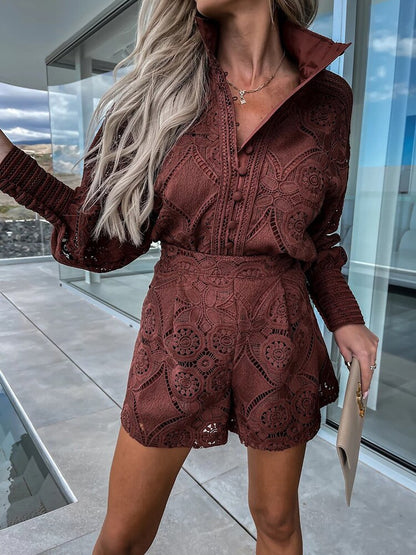 Isabella – Elegante Dames Zomerset met Fijne Kanten