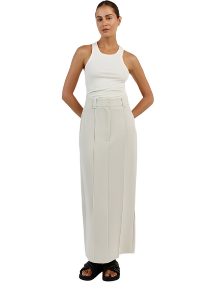 Sofia – Hoge Taille Slim Fit Damesrok met Patchwork