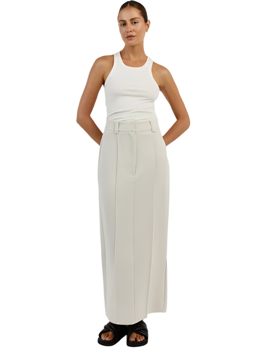 Sofia – Hoge Taille Slim Fit Damesrok met Patchwork