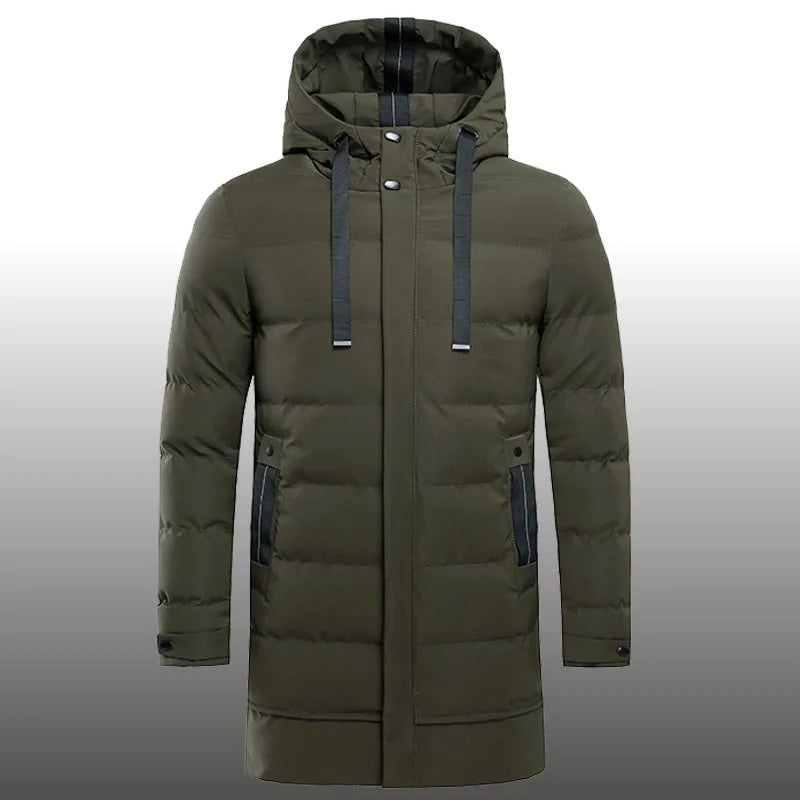 Lorenzo – Lange Waterdichte Parka voor Heren