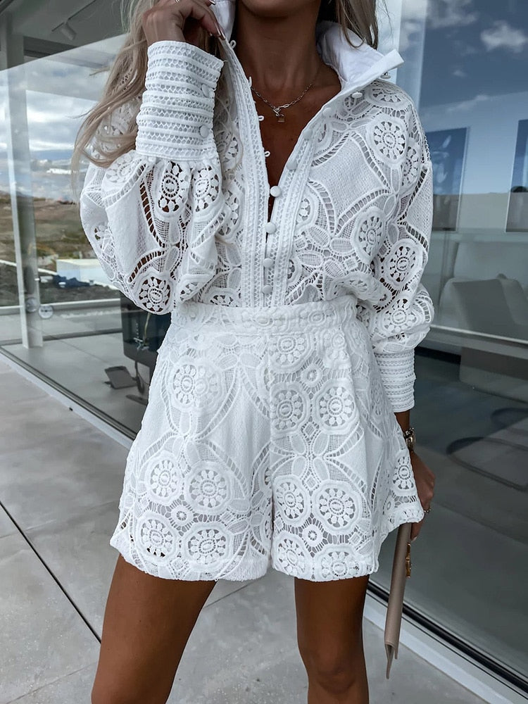 Isabella – Elegante Dames Zomerset met Fijne Kanten