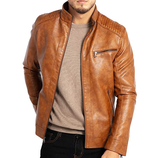 Lorenzo – Elegante Heren PU Leren Jas