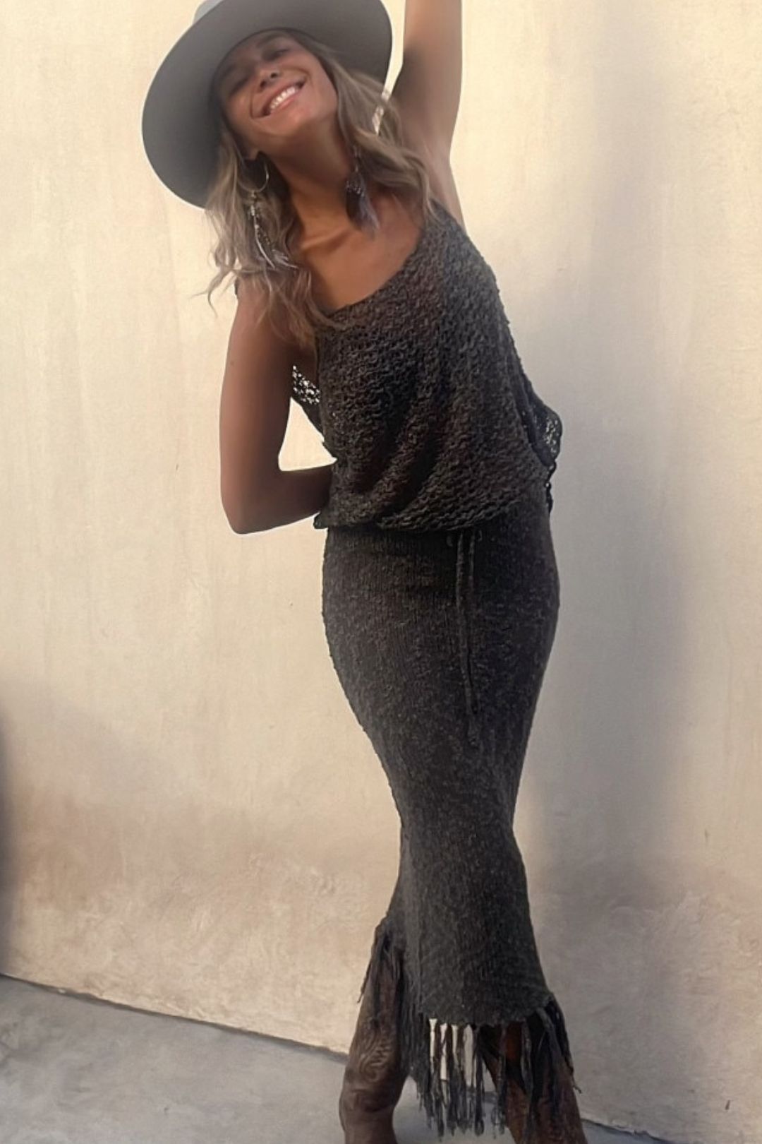 Amara – Bohemian Gehaakte Dames Tweedelige Outfit