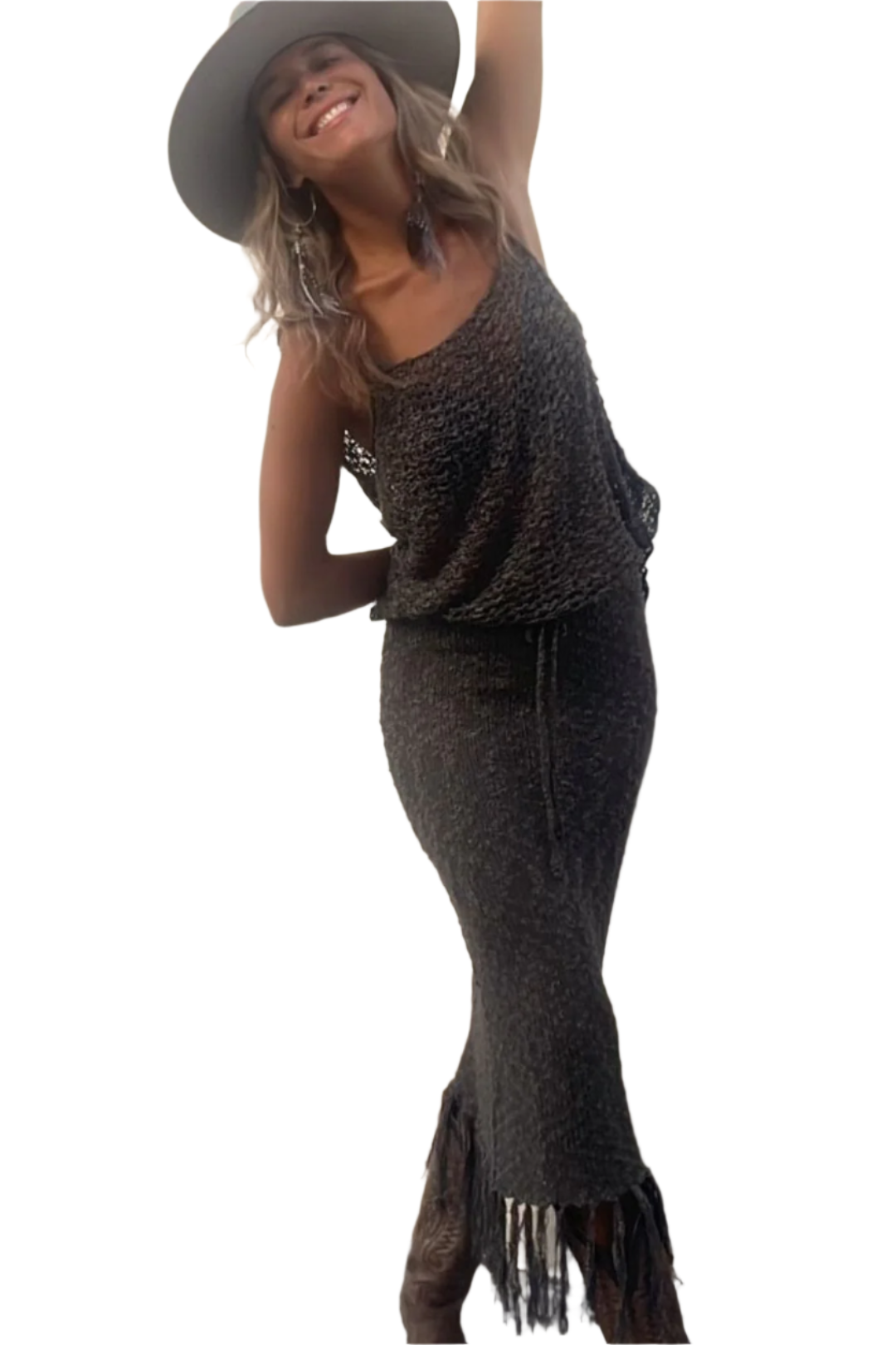 Amara – Bohemian Gehaakte Dames Tweedelige Outfit