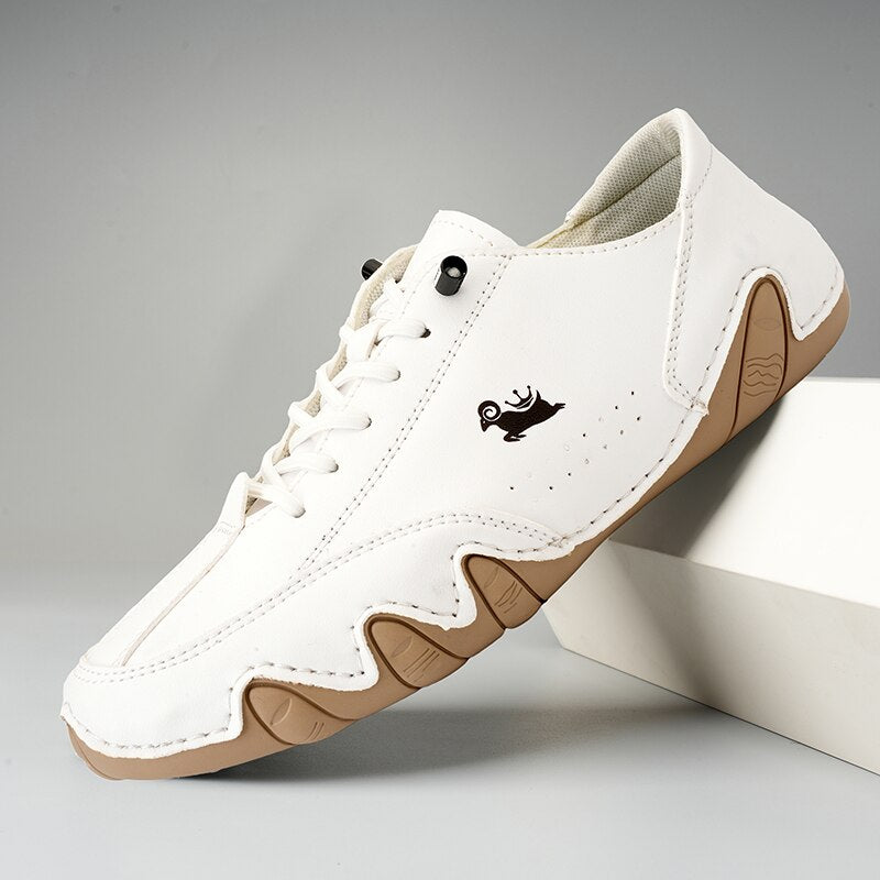 Alessio – Unisex Flexibele Leren Barefoot Schoenen