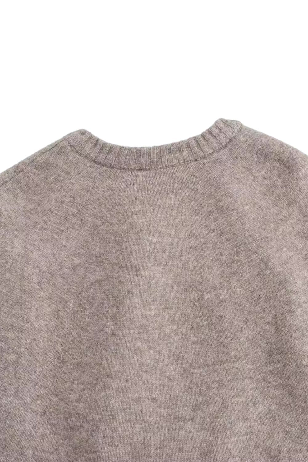 Aurora – Casual Cape-Style Damesvest met Ronde Hals