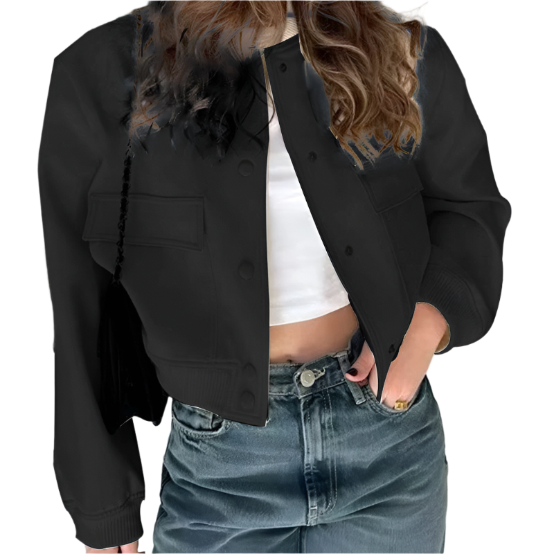Giulia – Dames Utility Jacket met Knoopsluiting