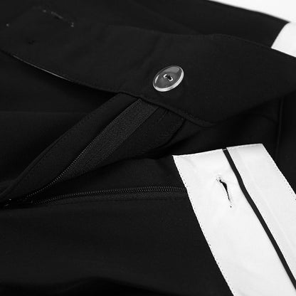 Isabella – Vrouwenbroek met Asymmetrische Tailleband en Wijde Pasvorm