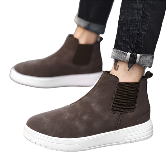 Lorenzo – Heren Hoge Chelsea Boots van Suède