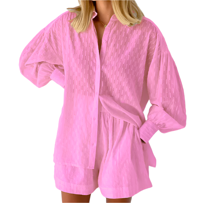Elena – Lichtgewicht Dames Zomer T-shirt en Short Set