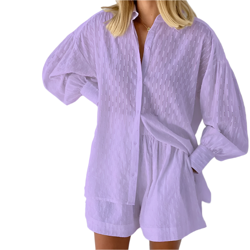 Elena – Lichtgewicht Dames Zomer T-shirt en Short Set