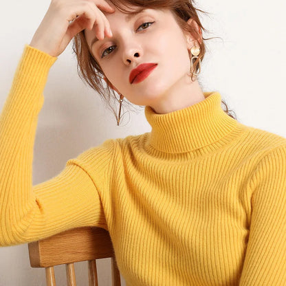 Isabella – Gemütlicher Damenrollkragenpullover
